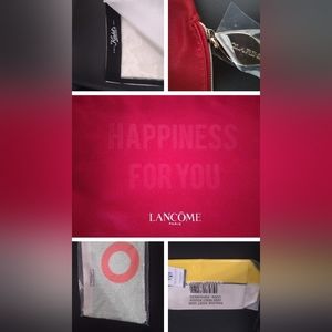 5 Designer makeup/travel bags. All new.